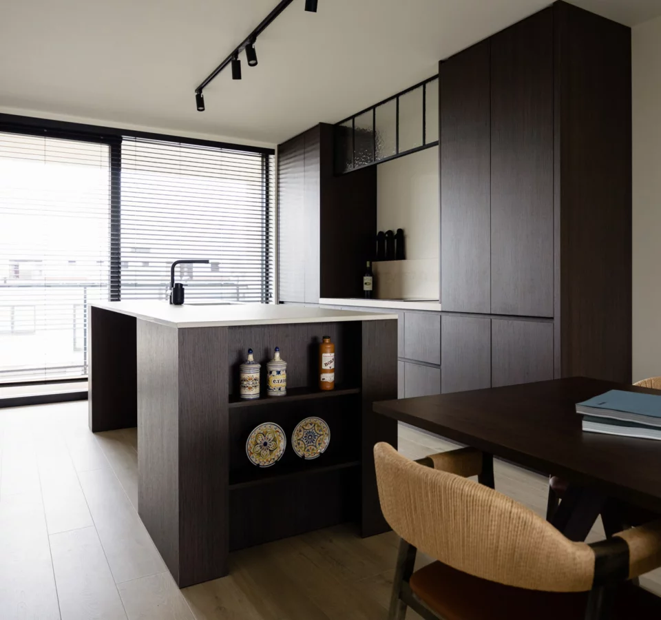 Vika keuken en badkamer modern hout